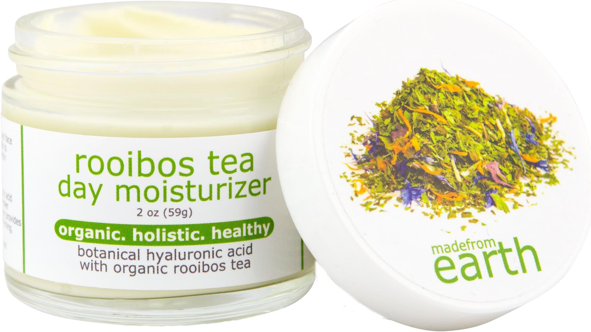 Made from Earth Rooibos Tea Tree Day Moisturizer with Hyaluronic Acid, 2oz