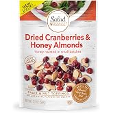 Salad Pizazz! Almond Toppings, Honey Roasted with Cranberries - Snack Mix and Salad Topping - 3.5 Ounce (3.5 OZ) Resealable Bag(Package May Vary)