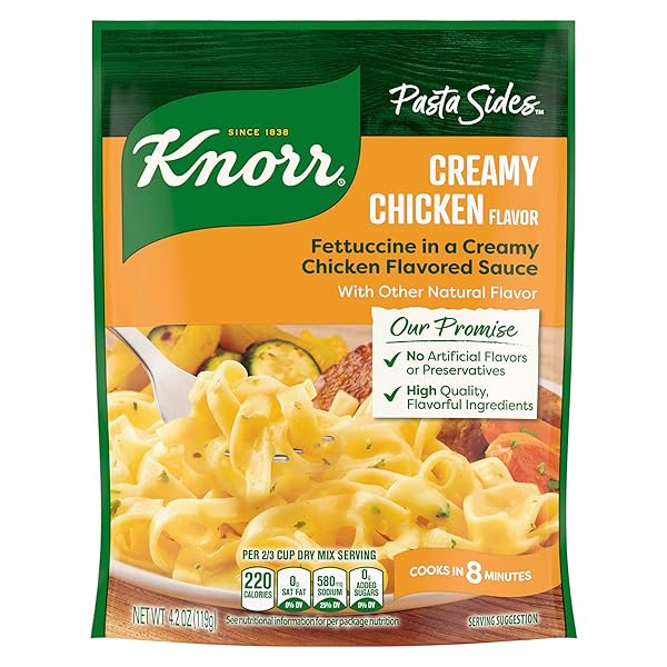 KNORR PASTA SIDE DISH, CREAMY CHICKEN, 4.2 OUNCE