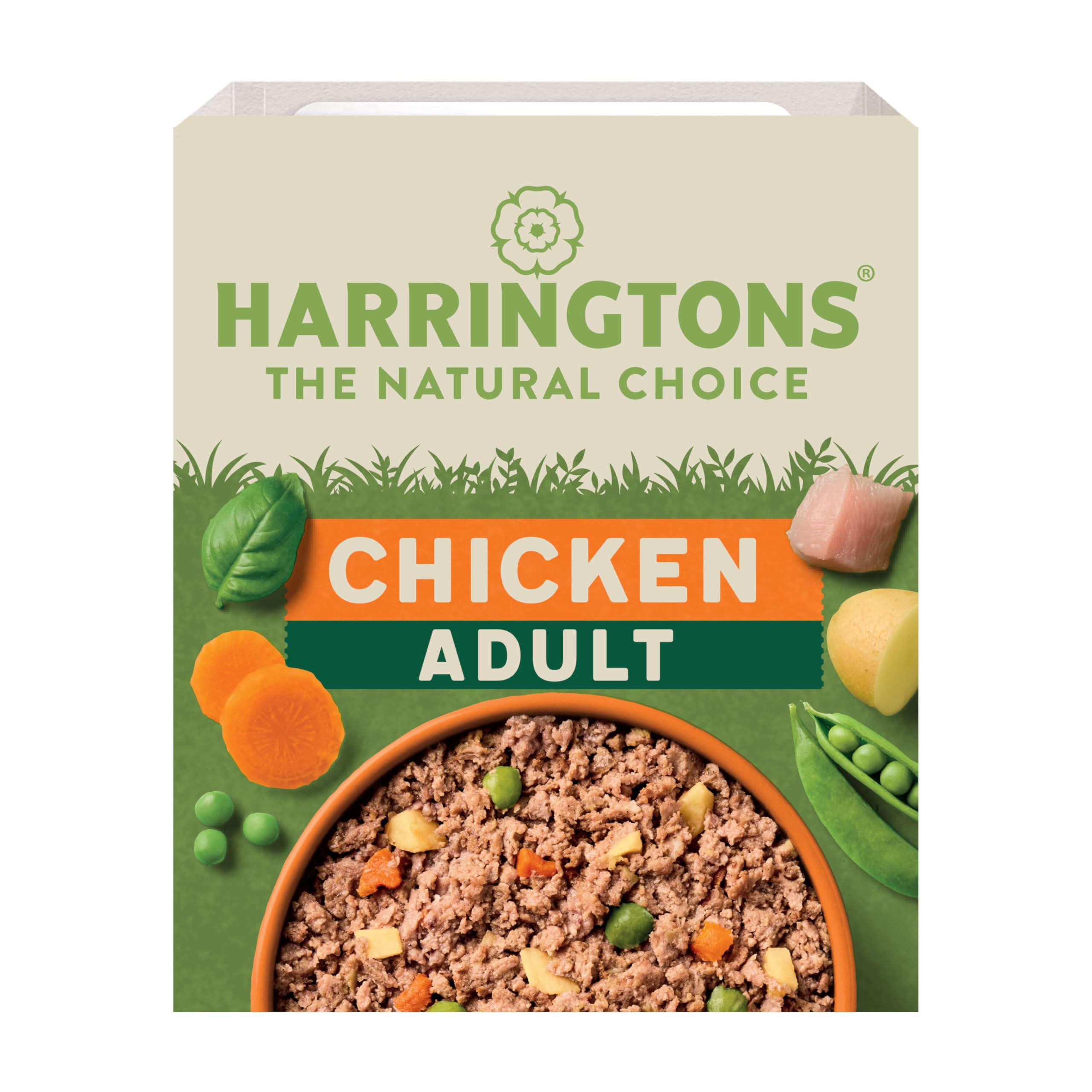 Harringtons Complete Wet Tray Grain Free Hypoallergenic Adult Dog Food Chicken & Potato 8x400g - Made with All Natural Ingredients