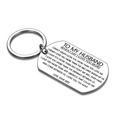 Keychain to My Husband Boyfriend Men Fiance Turkey Ubuy