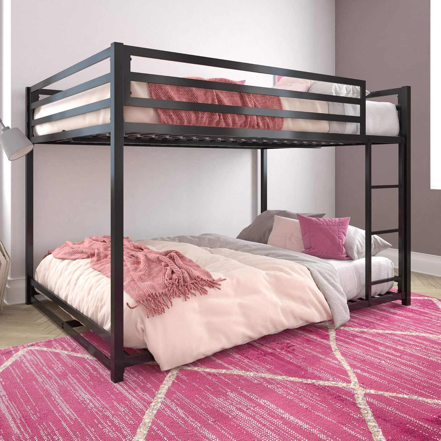 DHP 4306019 Miles Metal Full/Bunk Bed, FullOverFull, Black Amazon.ca