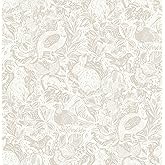 NuWallpaper by WallPops Cream Terrene Peel &amp; Stick Wallpaper, NUS4304