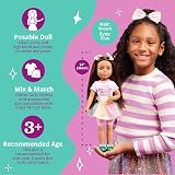 Glitter Girls Kika 14 Inch Fashion Doll Brown Hair Blue Eyes with Ice Cream view 4