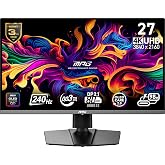 msi MPG 272URX QD-OLED 27 Inch 4K UHD Gaming Monitor - 3840 x 2160 QD-OLED Panel, EL Gen3, 240Hz / 0.03ms, 99% DCI-P3, Displa