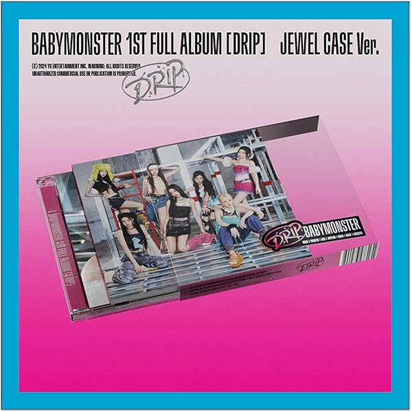 BABYMONSTER - BABYMONSTER 1st FULL ALBUM [DRIP 7 SET (YG TAG ALBUM