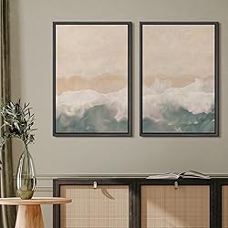 MUDECOR Framed Canvas Print Wall Art Set Soft
