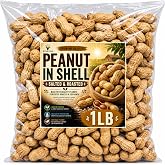 Peanuts In Shell | 1 LB Bulk Value Pack | Roasted &amp; Salted - Healthy natural snack, Perfect for office, share and TO-GO - Crunchy Whole Peanuts, Classic Snack