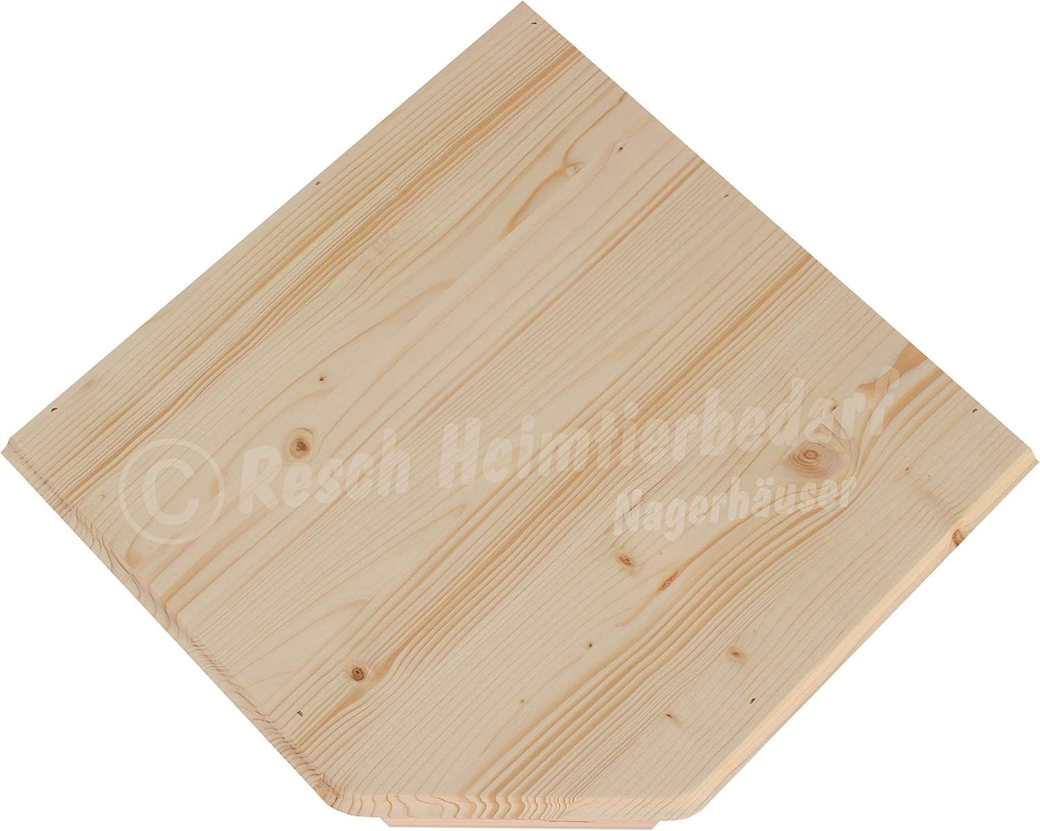 Resch No33 Rabbit Corner house big Natural solid wood made of spruce / with two large Entrances and an inviting lying area on the roof to relax - Image 5