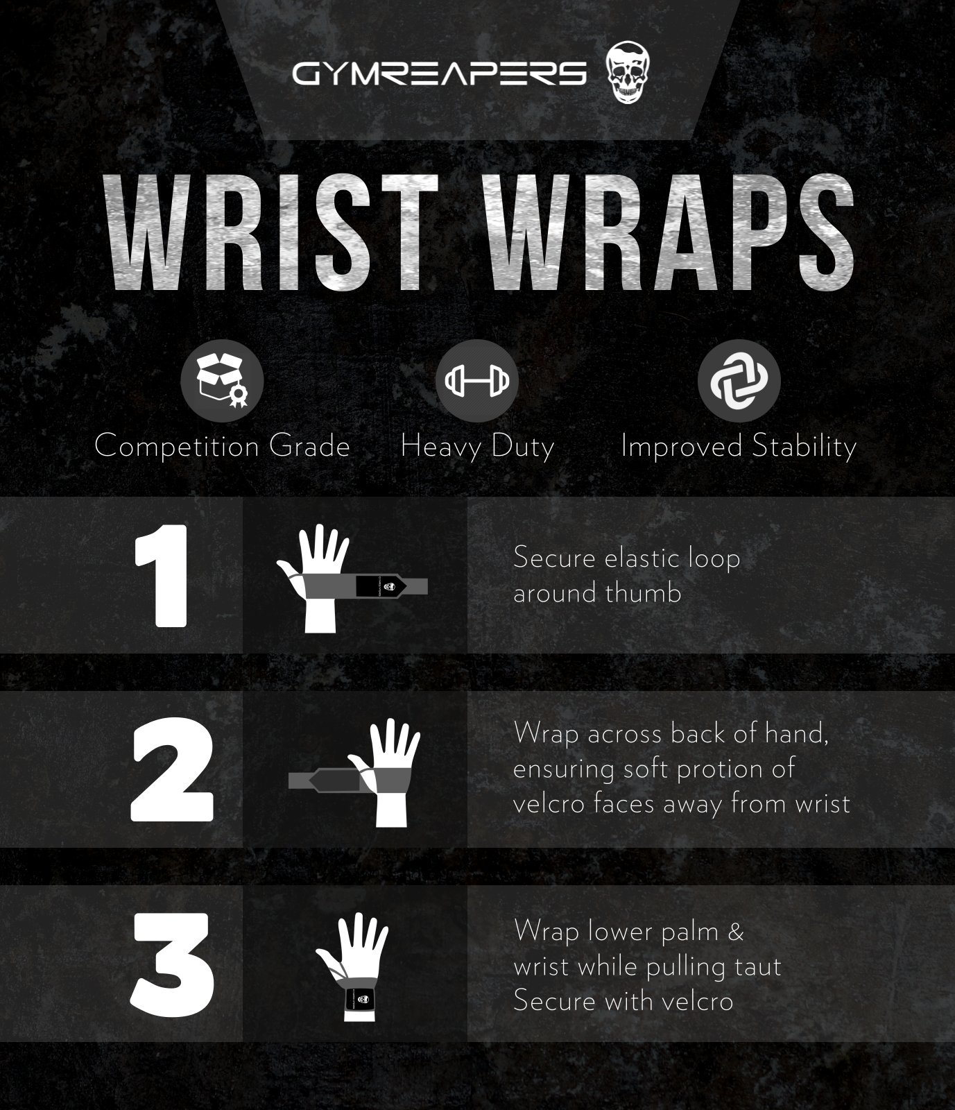 Gymreapers Weightlifting Wrist Wraps (IPF Approved) 18