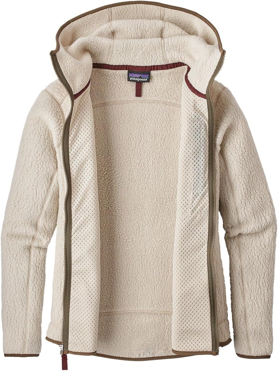 patagonia women's shearling fleece hoody pullover