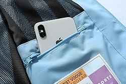 MOERDENG Women's Waterproof Rain Jacket Lightweight