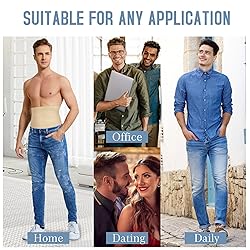 TAILONG Men Tummy Control Shorts High Waist