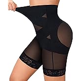 Nebility Tummy Control Shapewear Shorts High Waisted Body Shaper Butt Lifting Panties Thigh Slimmer Girdle