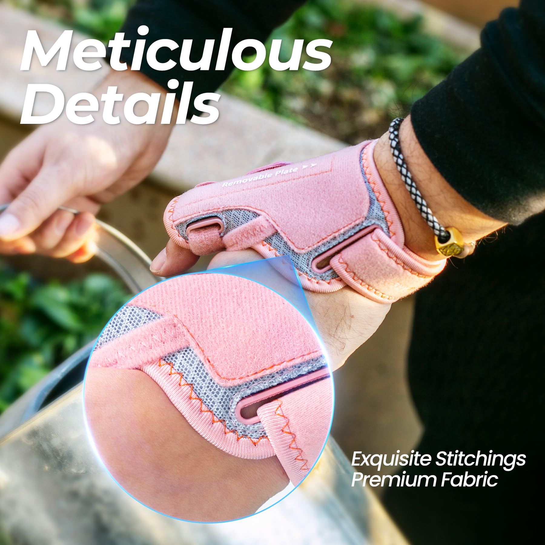 New Upgraded 2 in 1 Thumb Brace, Removable Thumb Spica Splint Left Right Hand with 3 Level Stability, Reversible Thumb Support for CMC, De Quervain’s Tendonitis, Trigger Thumb (S/M, Pink)