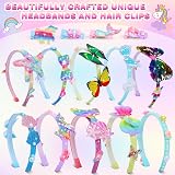 GOLMUD 68PCS DIY Headband Making Kit Unicorn Mermaid Flower Hair Accessories view 2