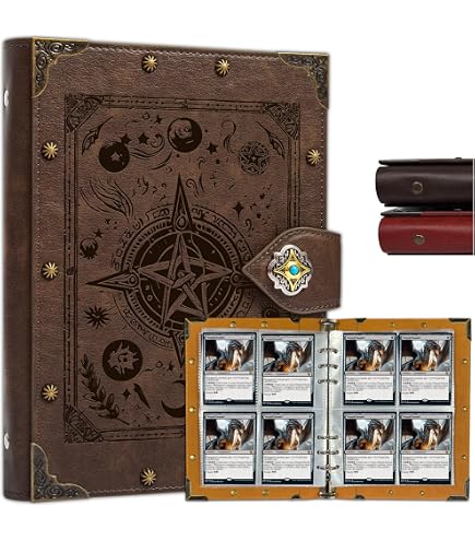 mtg card folder DDFE Trading Binder,4 Pockets 240 Cards Holder Collector Album BLB you have portable access Magic the Gathering March version:Set of 4