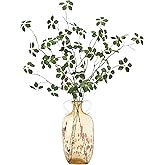 Amore Florals 5Pcs Realistic Artificial Greenery Stems - 34" Faux Branches for Vase,Tall Fake Plants Stems and Branches for Wedding Vase Filler Shop Home Decoration