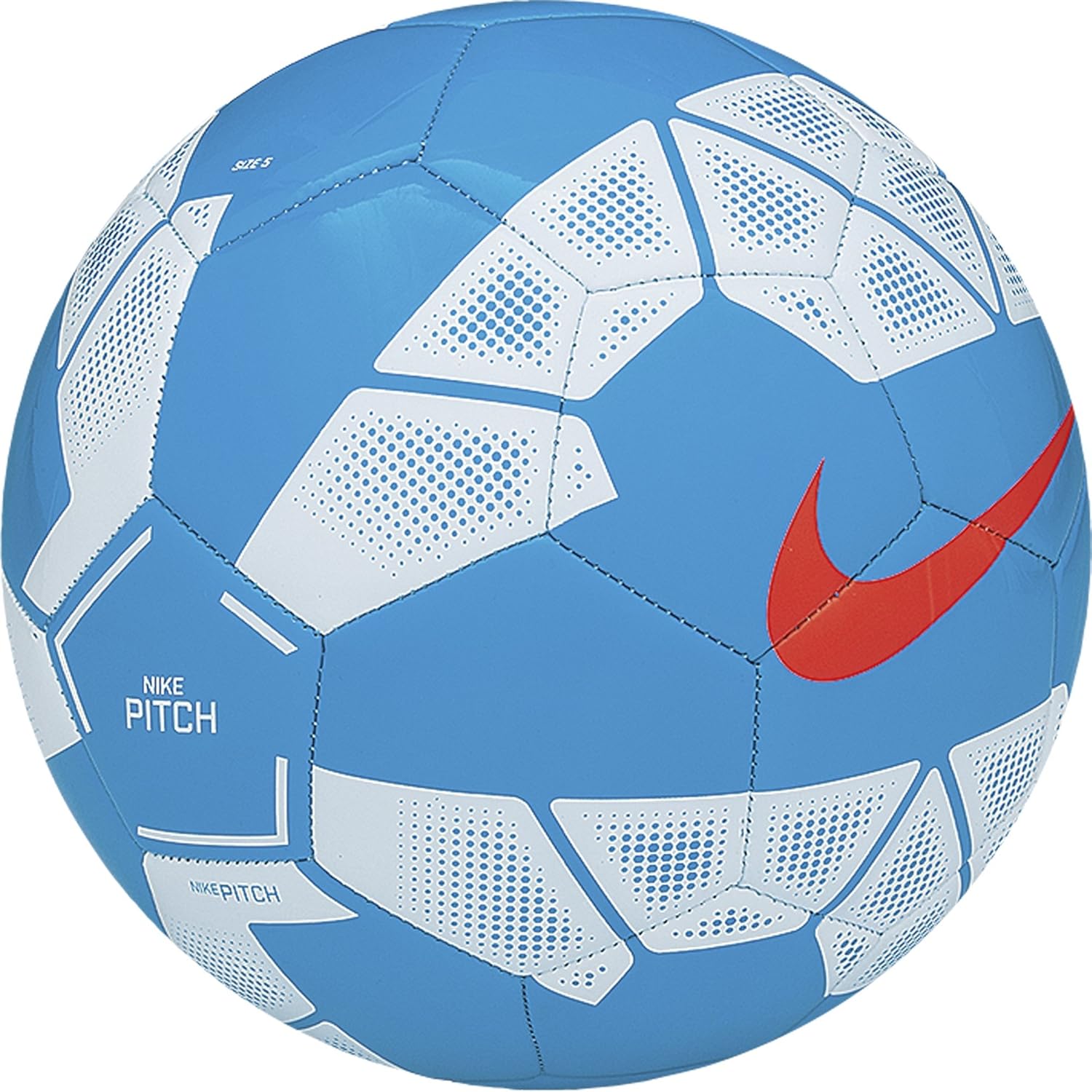 nike pitch soccer ball orange