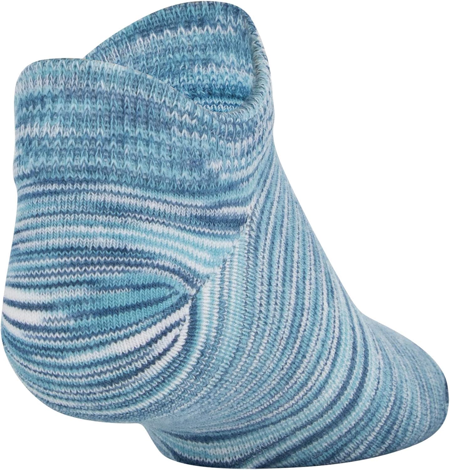 Under Armour Youth Essential 2.0 No Show Socks, 6-Pairs , Breathtaking Blue/Assorted , Shoe Size: Youth 13.5K-4Y: Clothing