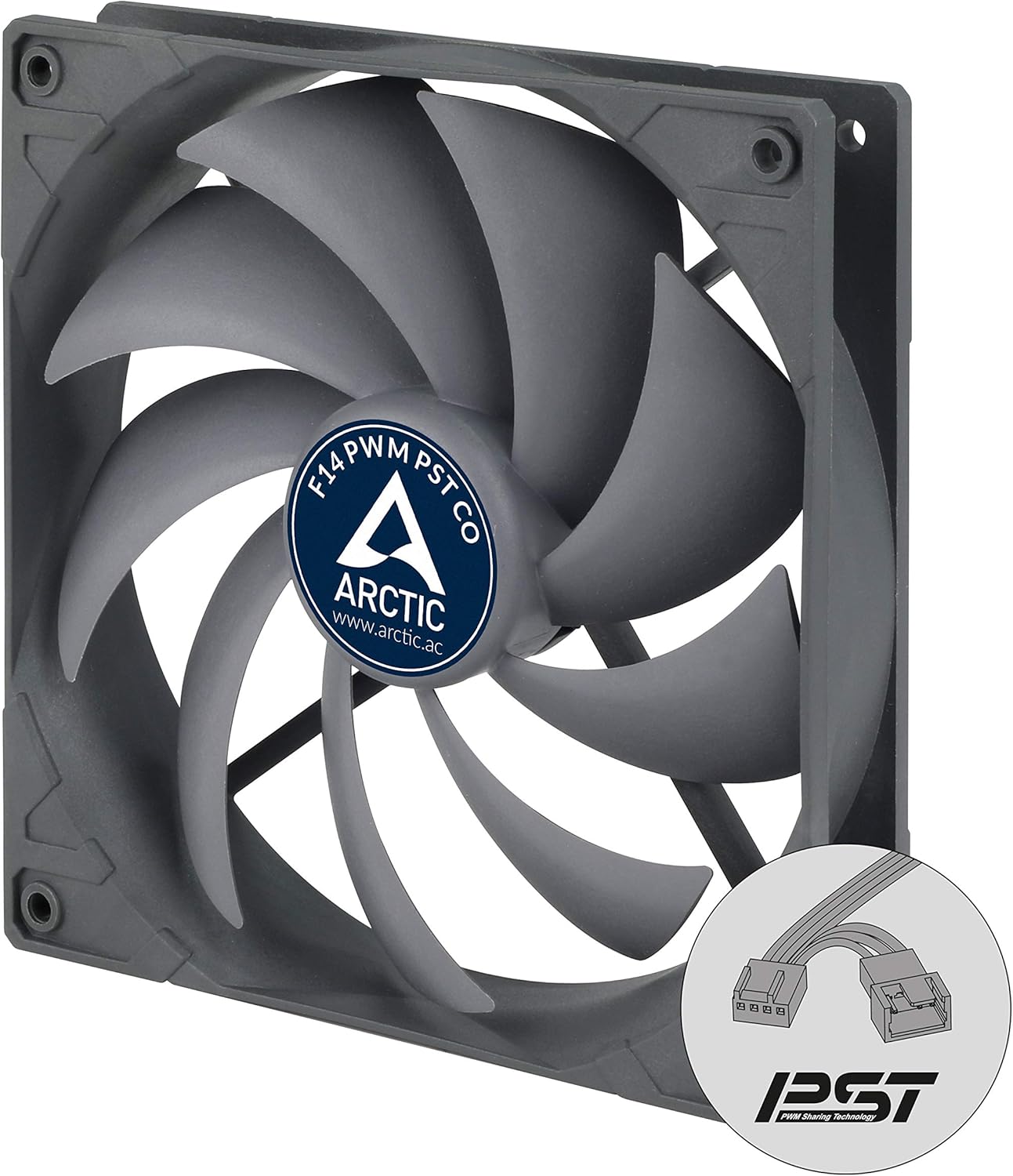 arctic fan f14 pwm pst