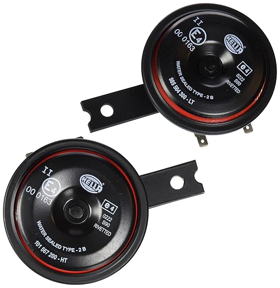 HELLA 3AM 922 000-971 Horn, 113dB(A), Gehäusefarbe rot/schwarz