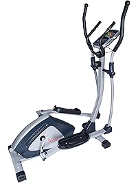 Sunny Health & Fitness SF-E3804 Magnetic Elliptical Trainer Elliptical Machine w/LCD Monitor Heart Rate Monitoring - Endurance Zone