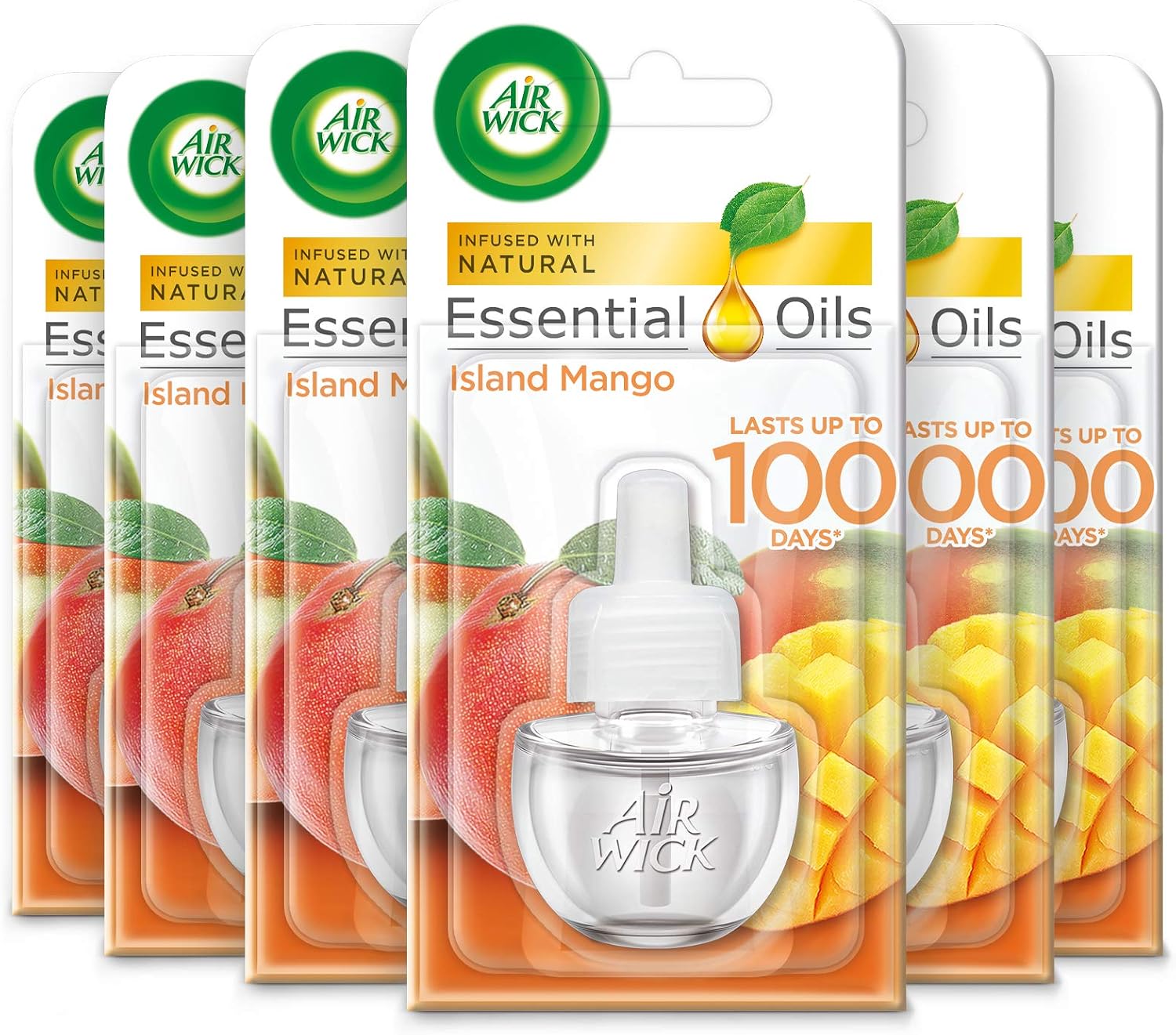 Air Wick, Island Mango, 19 ml (Pack of 6)