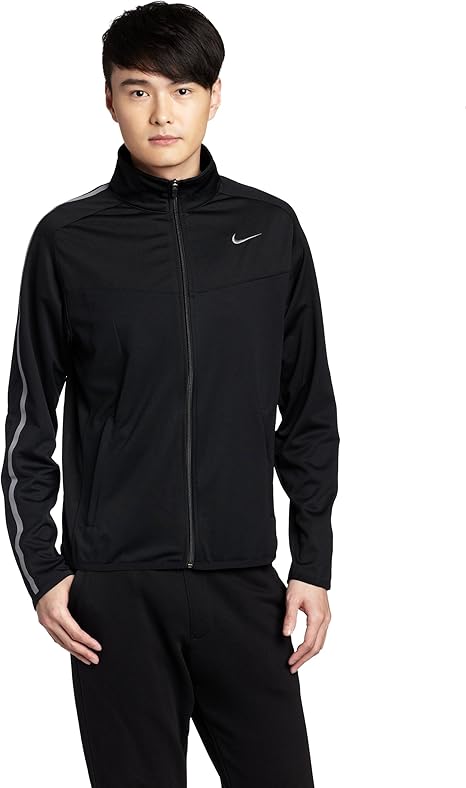 Amazon ナイキ Nike Dri Fit エピック ニット ジャケット 010 ブラック クールグレー L フィットネス トレーニング ジャケット 通販