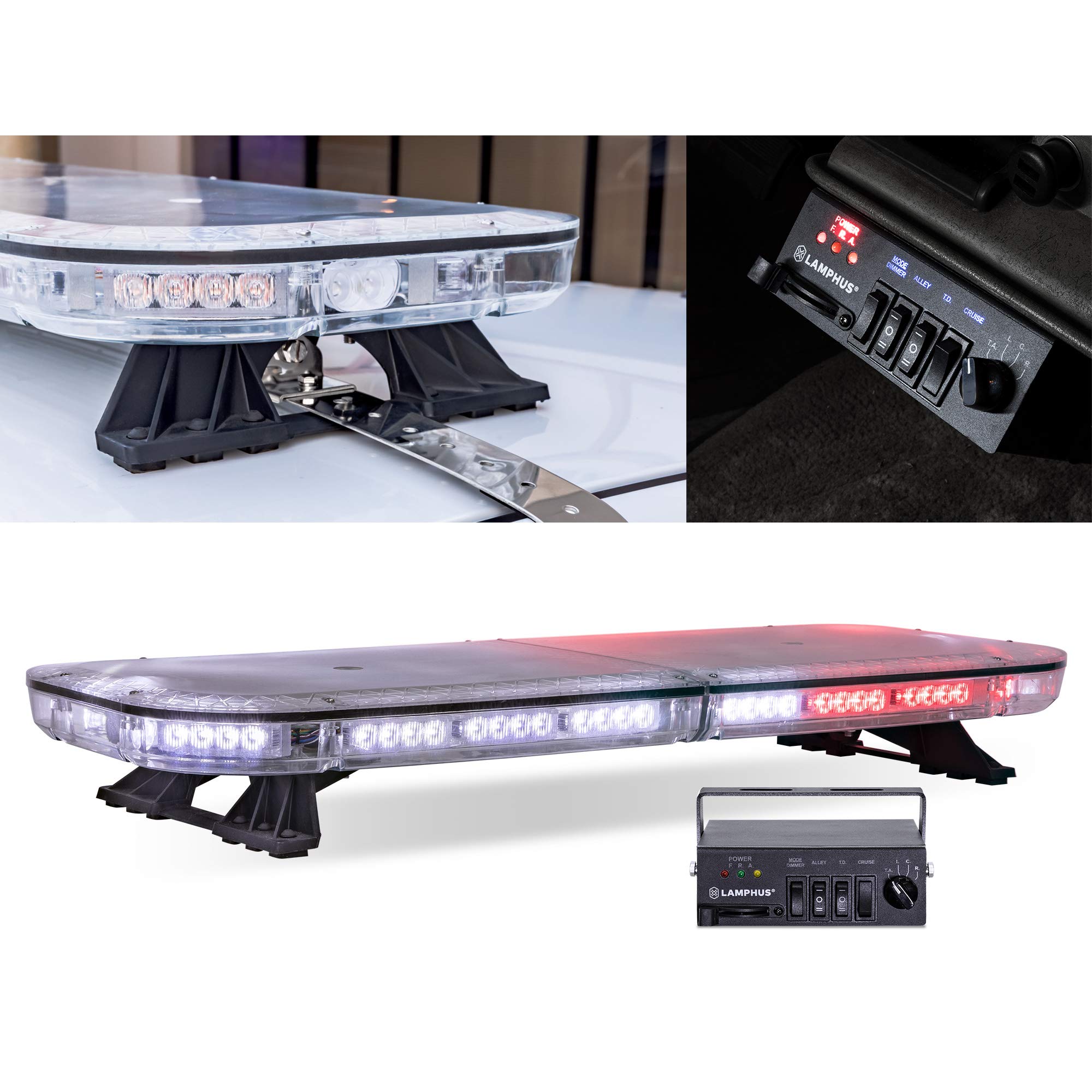 Buy SolarBlast SBFB82 37" 82W RED WHITE LED Emergency FullSize Light