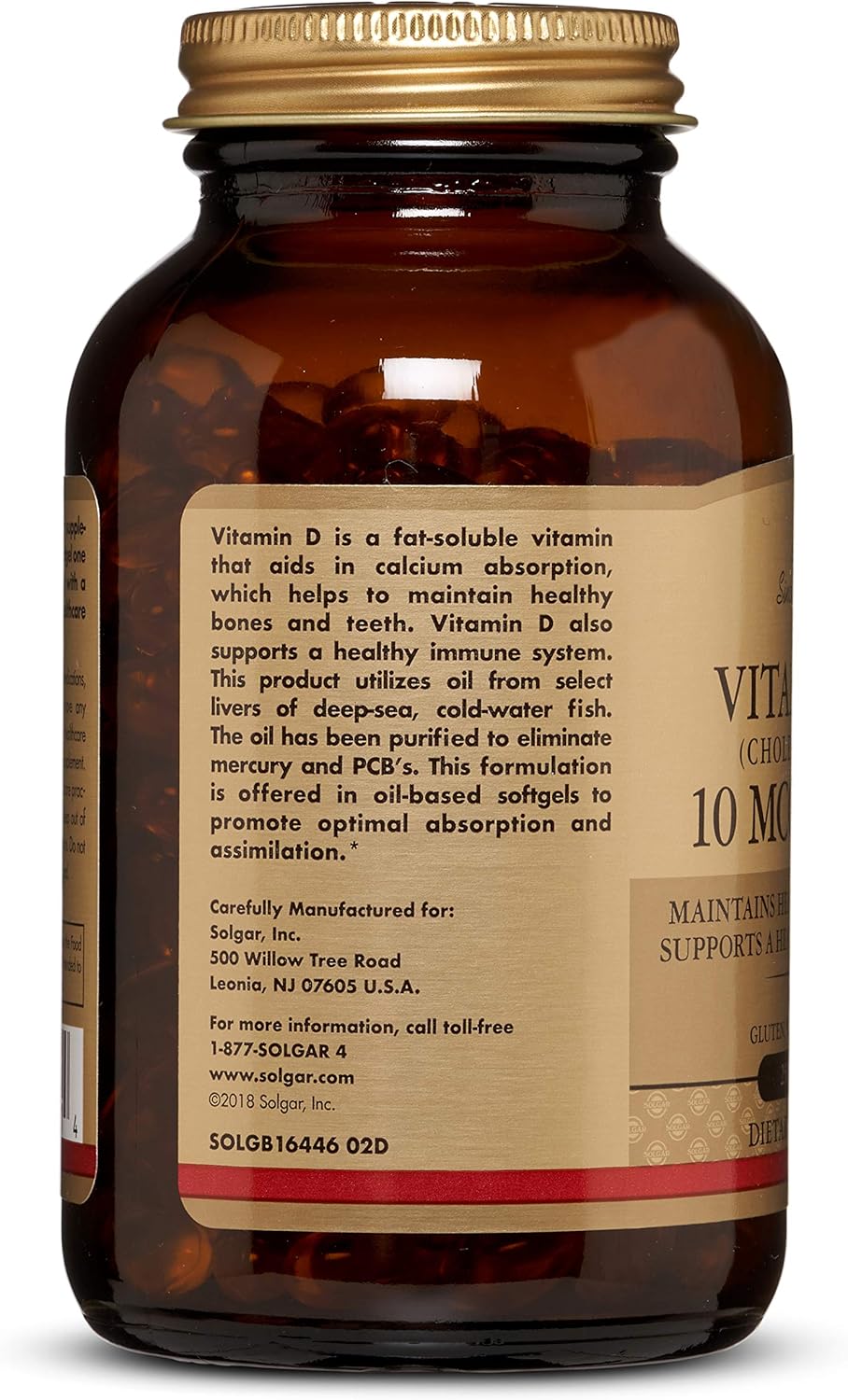 Vitamin D3 Cholecalciferol 10 Mcg 400 Iu Softgels 250 Count