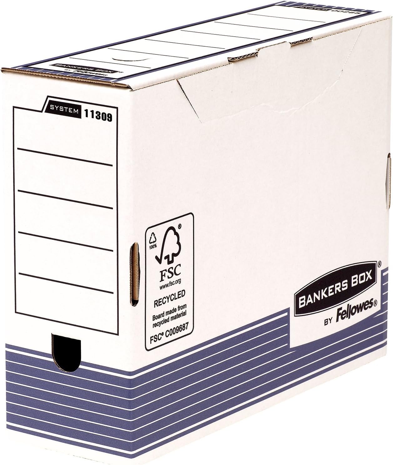 Bankers Box 1130902 A4 Archive Box, Pack of 10, 100 mm 100 mm, A4