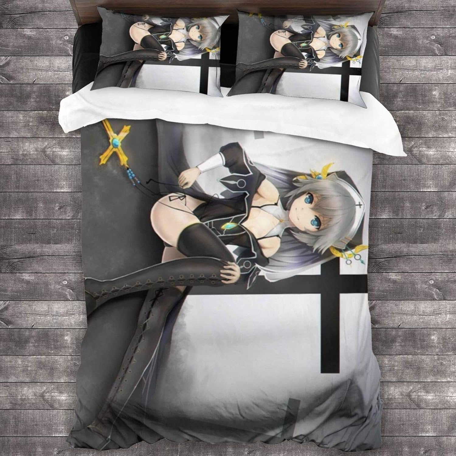 Amazon かわいい ファッション 本条 二亜 1 輸入する ベッドの上の3つのセット スリーピースベッド 布団カバーセット 寝具セット 枕カバー ベッドカバー 布団カバー カップル掛け布団カバー 寝具カバーセット オンライン通販