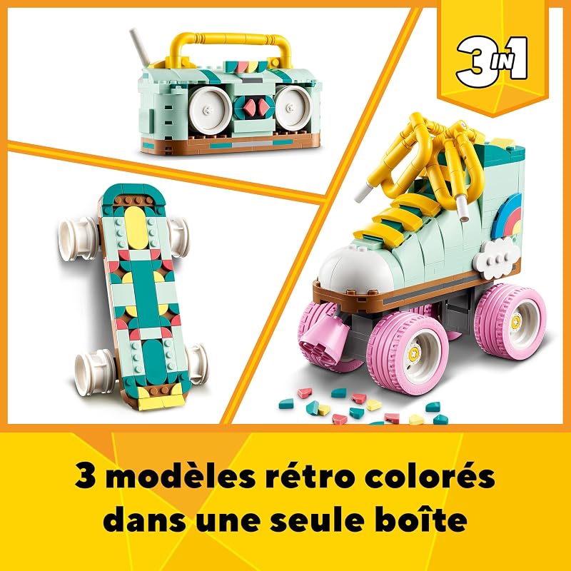 Creator 3-en-1 Les Patins à roulettes rétro 31148