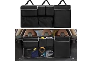 XHRING Car Trunk Organizer Backseat Hanging Storage Bag for Subaru Crosstrek Forester Outback Ascent Premium Sport Limited Base Touring XT SUV Accessories 2000-2024 2025