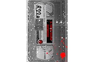 Video Nastie VHS Horror Notebook from Hell: Horror Movie Inspired Videotape Halloween Retro Horror Films Matte Finish Cover , Blank Lined Composition Journal 120 pages, 6''x 9''