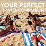 Dock & Bay Beach Towel Cabana Whitsunday Blue Extra Large 200x90cm view 6
