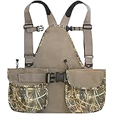 HUNTPAL Upland Bird Hunting Vest Tactical Backpack with Game Pouch, Pockets, Chest Strap and Waist Belt, Fit for Bird Hunting