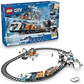 LEGO City Explorers' Arctic Polar Express Train Set - Building & Learning Toys for Kids - Remote Controlled Train for Boys & 
