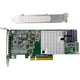 KCMconmey LSI 9300-8i Controller HBA Card, LSI 3008 SATA SAS Host Bus Adapter. 2 * SFF-8643 Internal 12Gbps, PCI-e 3.0 x8. IT Mode Firmware. Non RAID.