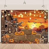 Halloween Backdrop Banner for Photography Fall Halloween Party Decor 7x5Ft | Fall Halloween Photo Backdrop For Halloween Party Decorations Photo Booth Wall Hanging Indoor Outdoor 82x59inch Polyester