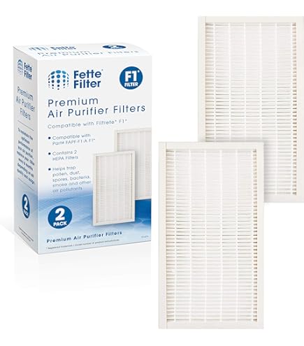 Vegebe F1 Filter 2-Pack, 2-in-1 Granular Activity Carbon H13 True HEPA Replacement Compatible With 3M Filtrete C01 T02 Air Purifier, Odor Removal Filter, 2 Pack - View #12