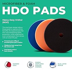 Lake Country 3-Pack of 6.5" HDO Foam Polishing Pads