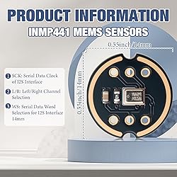 Qoroos 5 PCS INMP441 Omnidirectional Microphone