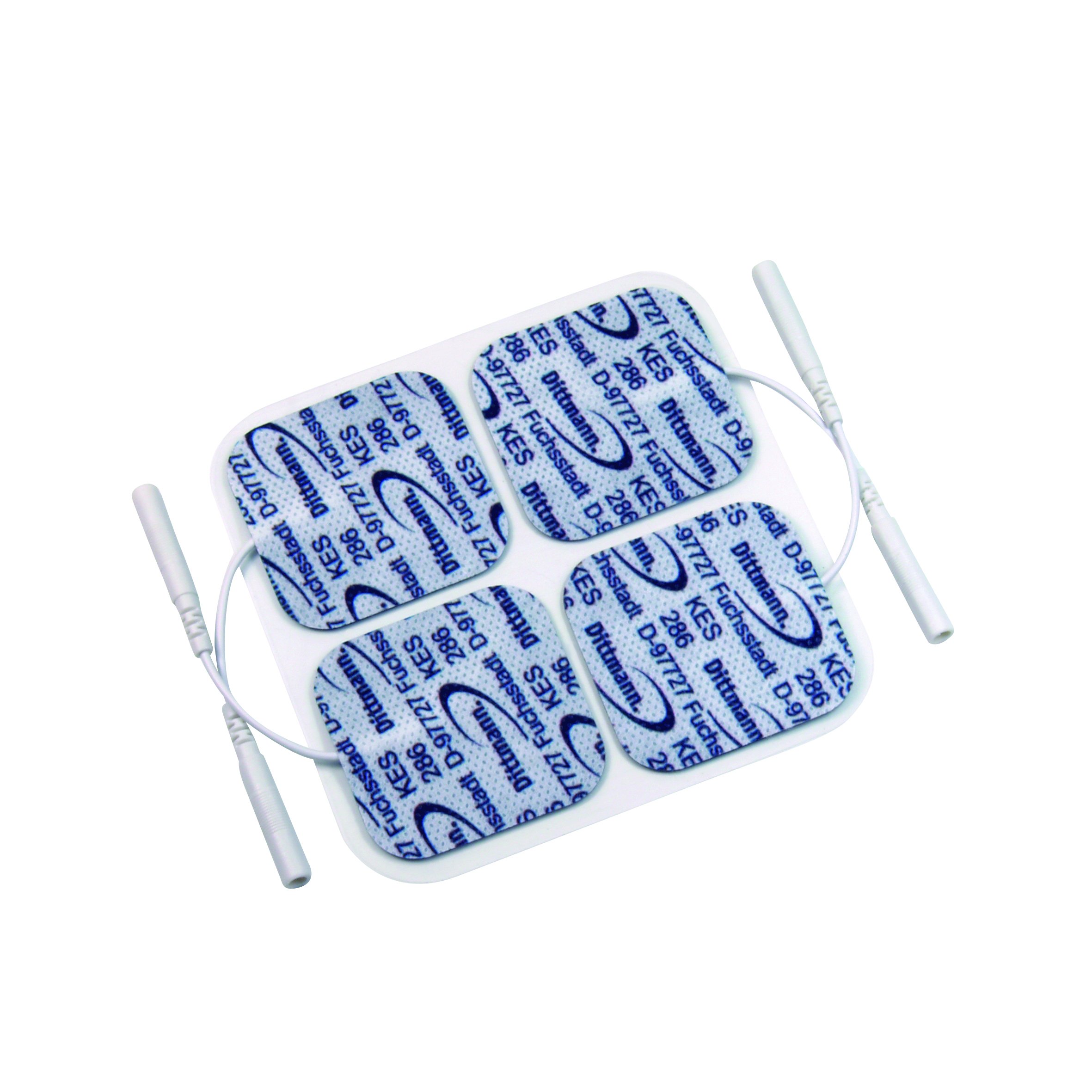 Dittmann Health Original Sports Electrodes - 4 X 4 cm, White