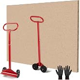 Colingmill Drywall Dolly Cart with Wheels, Adjustable Panel Mover, Folds | Portable Lifting Tool for Moving Panels, No-tool Setup Folds for Storage, Adjustable Handles, Gloves Included
