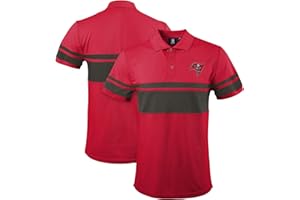 FOCO NFL Football Team Color Chest Stripe Men's Polo Shirt