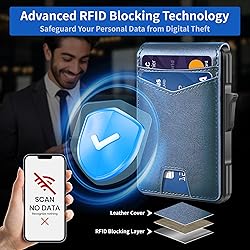 Slim RFID Blocking Wallet for Men - Minimalist