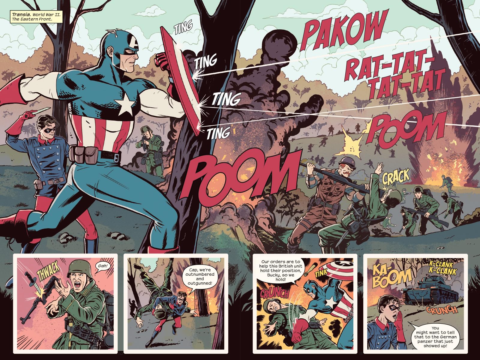 Captain America: The Ghost Army (Original Graphic Novel) Captain America: The Ghost Army (Original Graphic Novel) Paperback Kindle Hardcover
