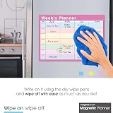 The Magnet Shop TMS A3 Magnetic Weekly Planner Whiteboard with 4 Free Pens view 5